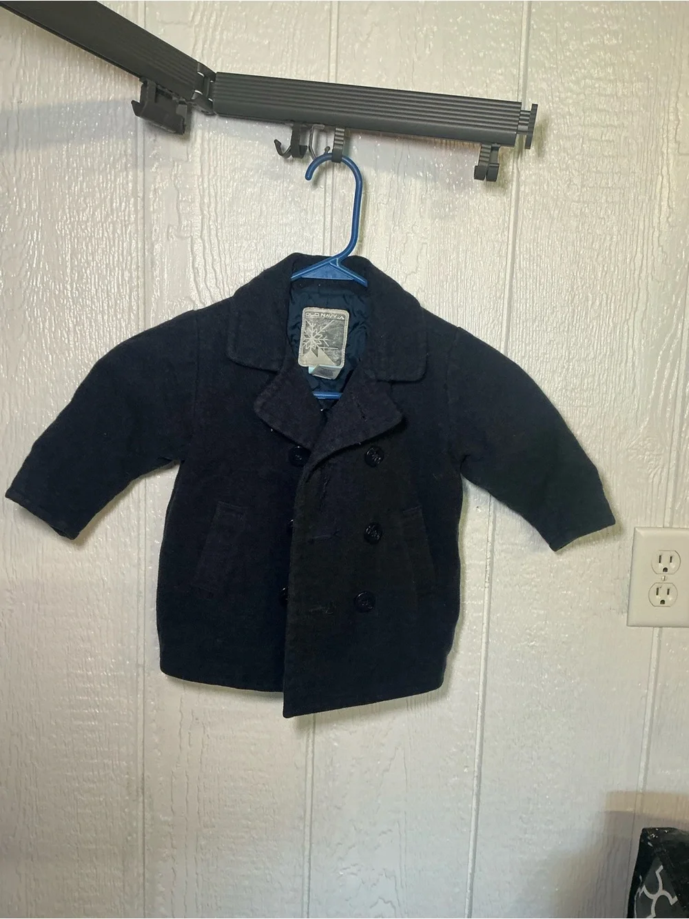 Old Navy Kids Navy Double-Breasted Peacoat